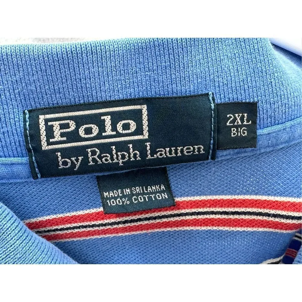 Polo Ralph Lauren size 2XLB cotton golf polo - size 2XL BIG